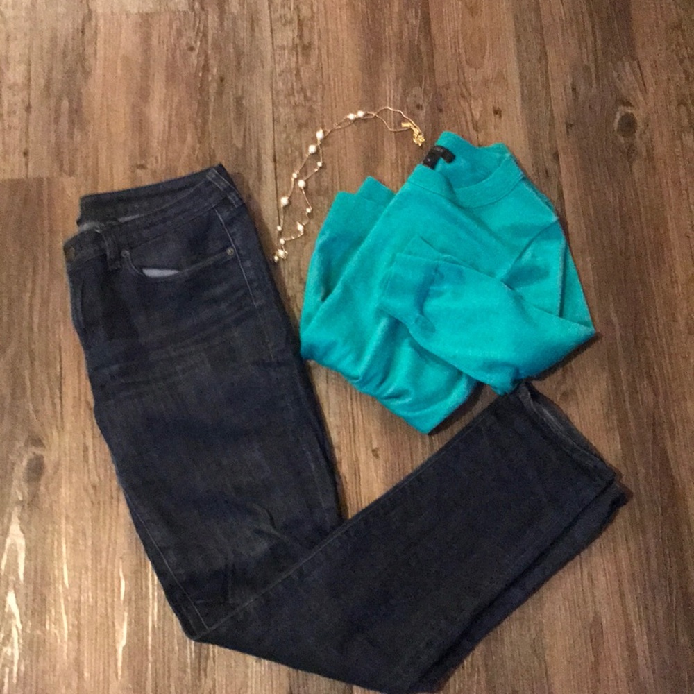 J Crew Toothpick dark wash size 30 - Picture 1 of 5